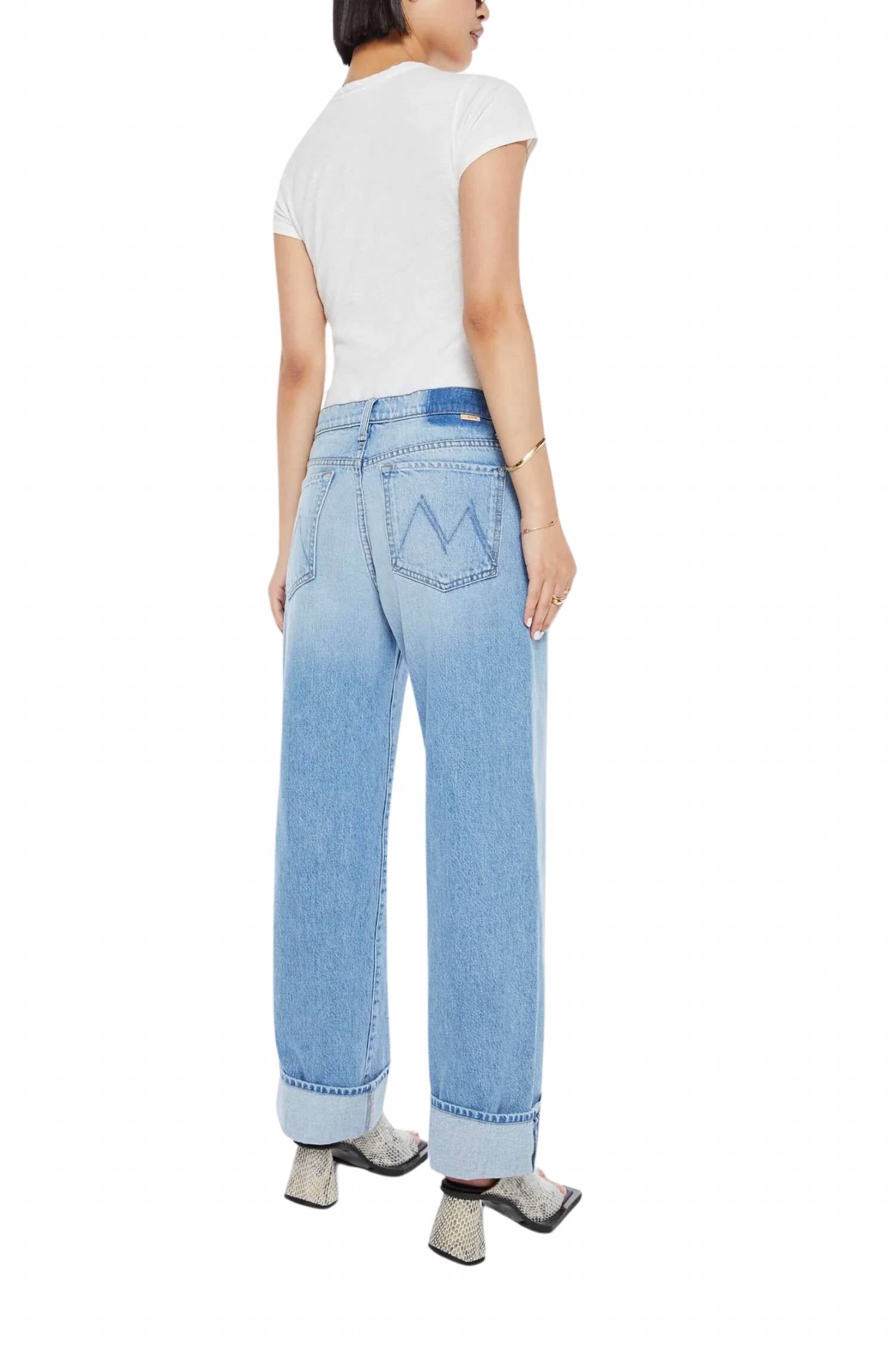 Mother - Lil Dodger Button Hover Cuff Jeans