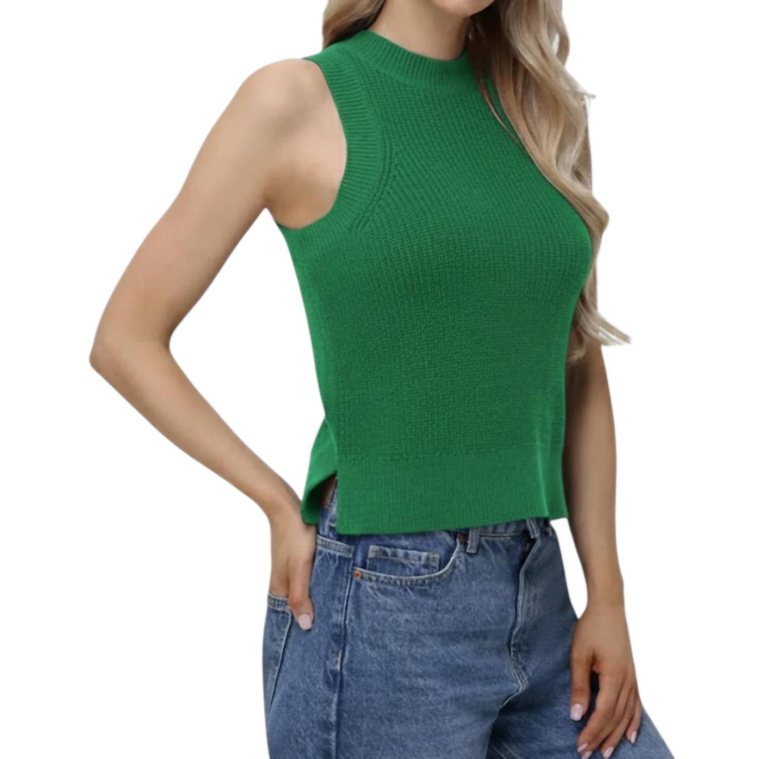 525 America - Demi High Crew Neck Tank Top