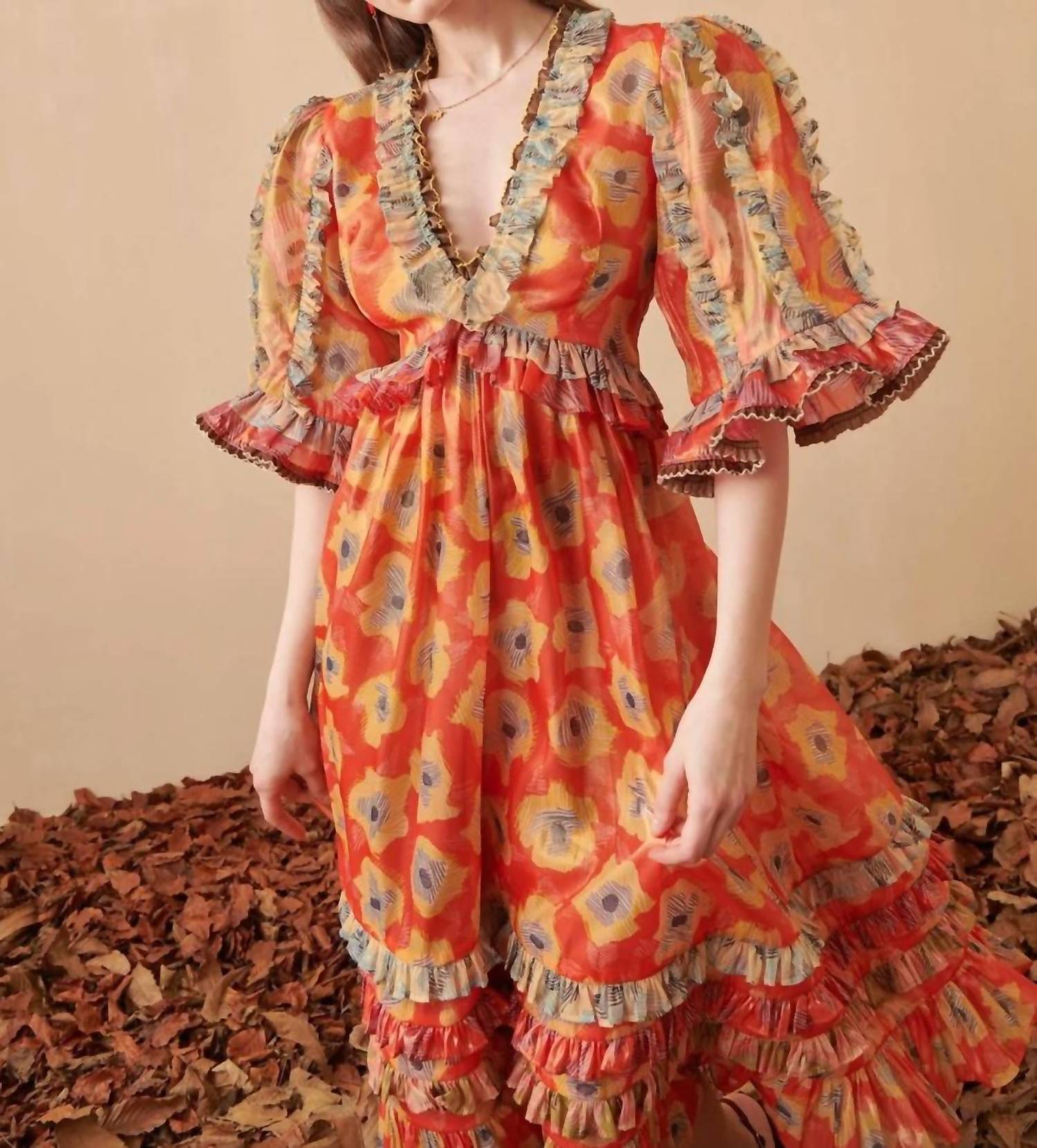 CELiA B Aura Midi Dress in multi - women's dress - view 5