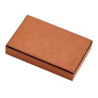 Creative Gifts International - Leatherette 2 Card Deck Set, 5" X 7.75"