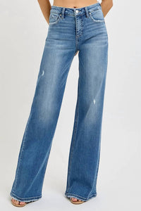 Risen - Olivia Tummy Control Wide Leg Jeans
