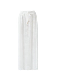 Melissa Odabash Mendi Semi-sheer Long Skirt in white - women's skirt - view 5