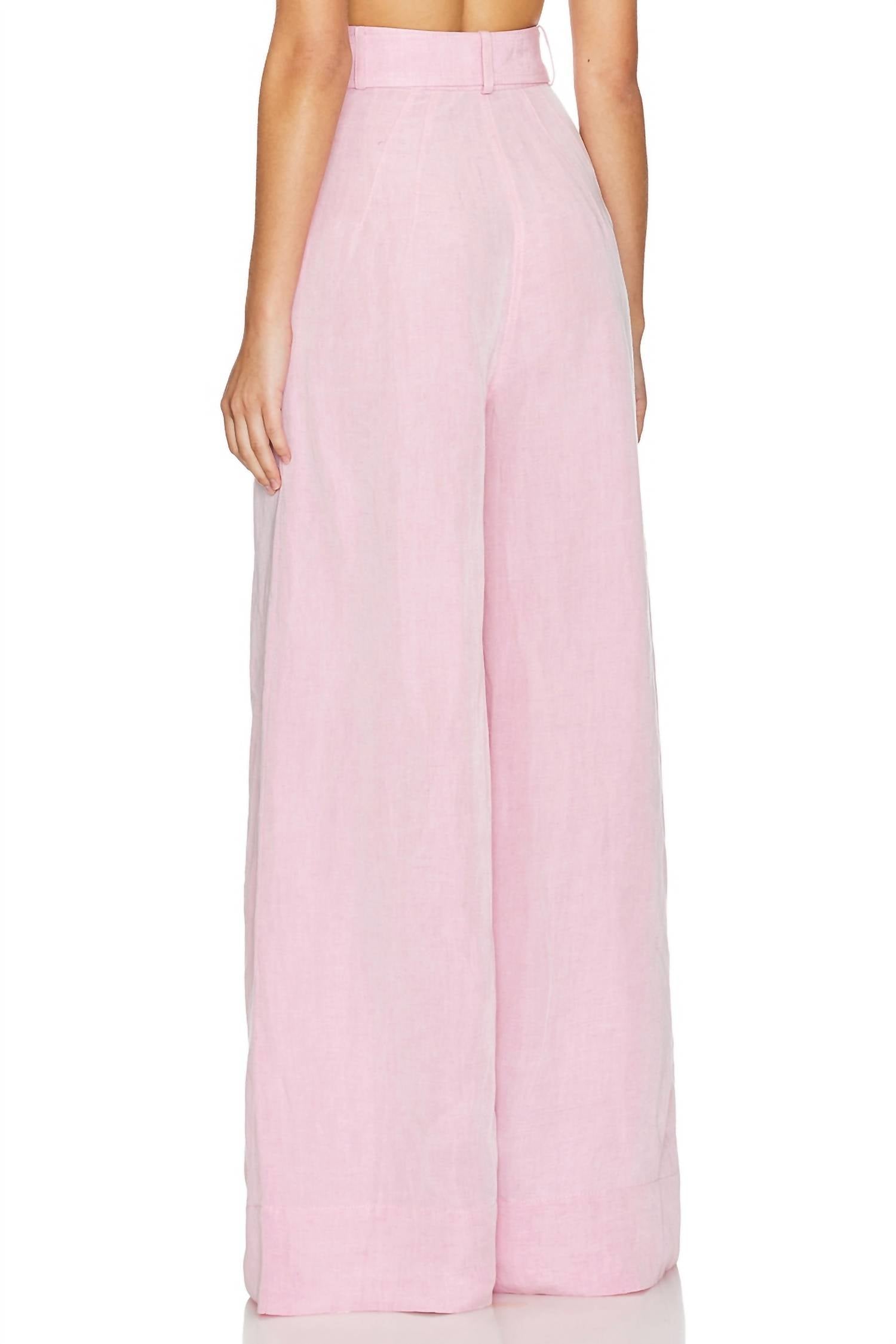 Matthew Bruch - Wide Leg Pleated Pant