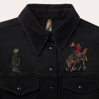 Stetson - Women's Embroidered Stretch Denim Shirt