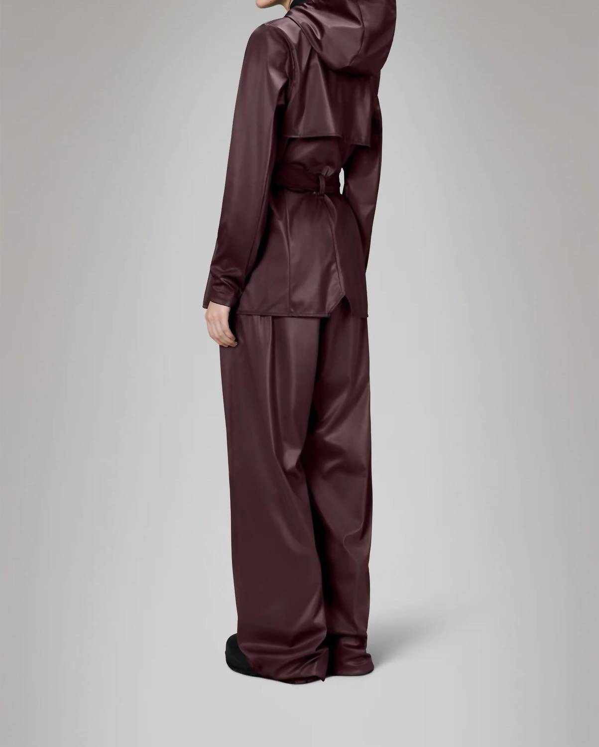 Rains Women's Curve Jacket in depth - women's jacket - detail view