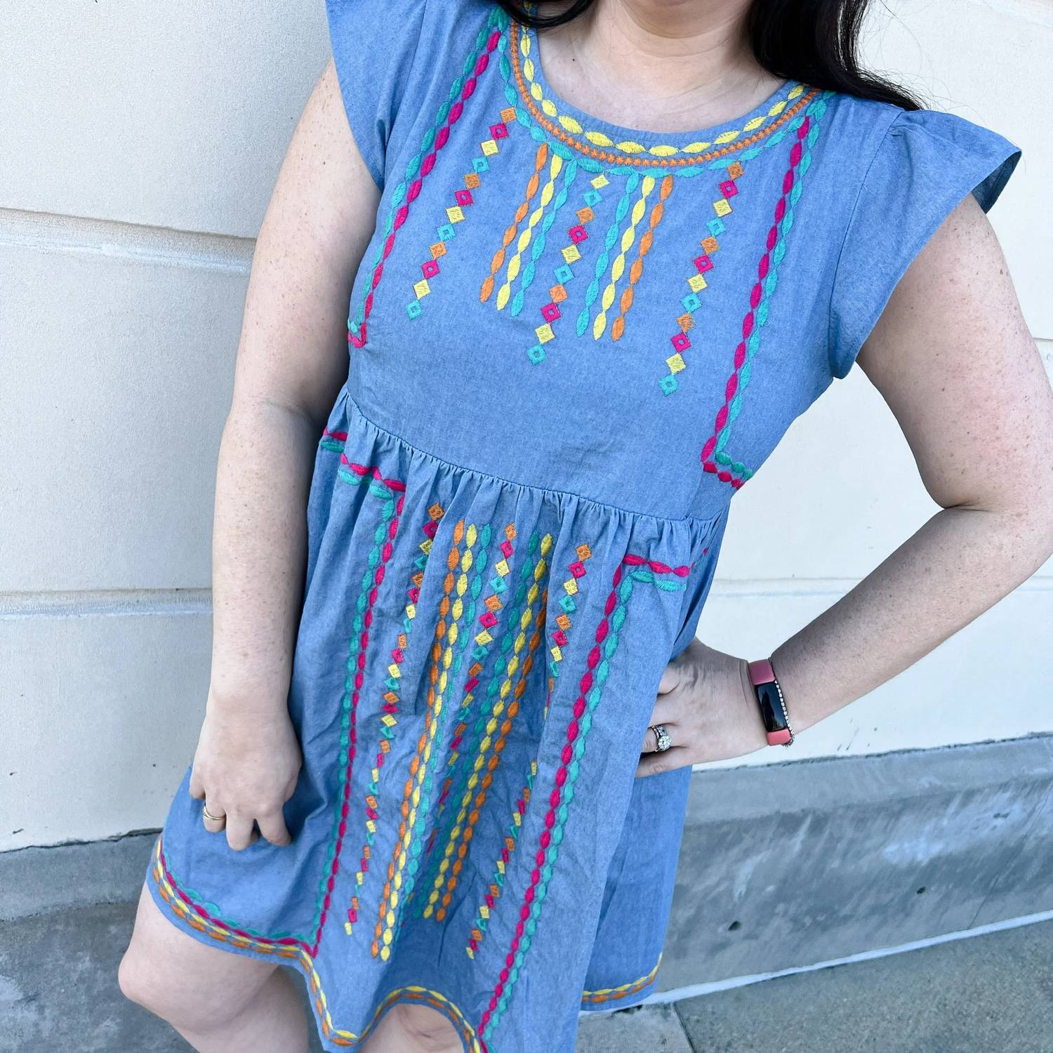 Andree By Unit - Denim Babydoll Dress
