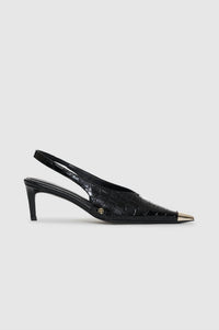 Anine Bing - Women's Nina Heels With Metal Toe Cap