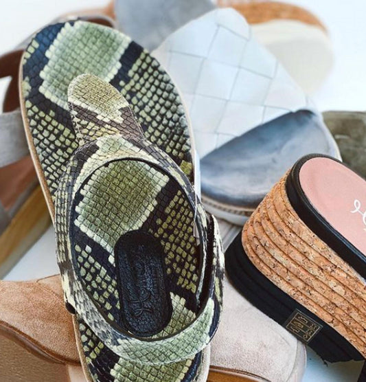 Homers - WOMEN'S SNAKESKIN SANDAL