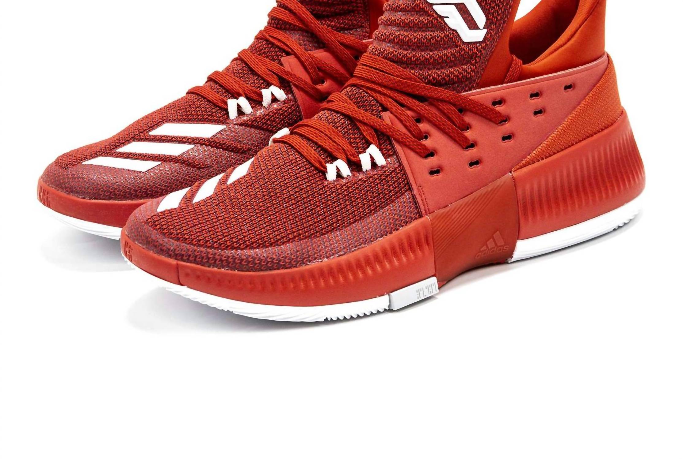 adidas Men's Dame 3 Basketball Shoes in red - men's shoe