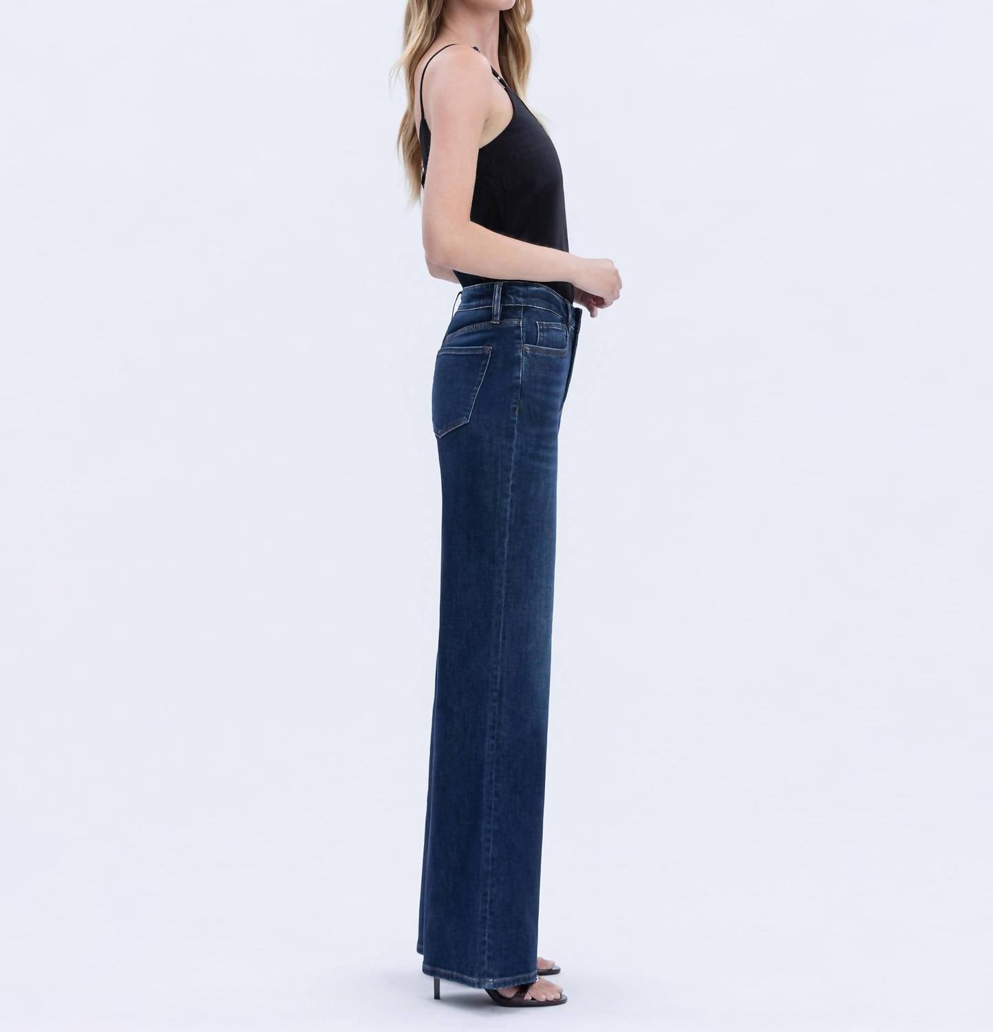 Vervet By Flying Monkey - Olivia Jewel High Rise Full Length Jeans