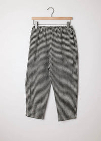 Apuntob - Linen Check Trousers