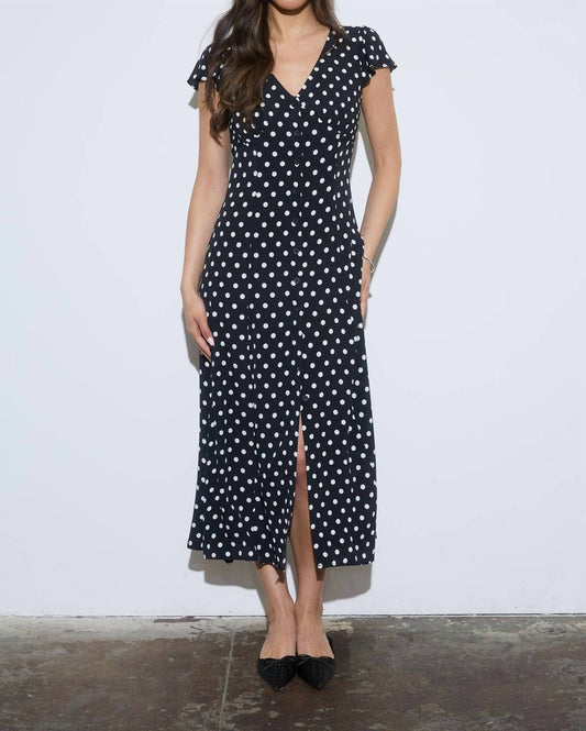 The Workshop - Eva Polka Dot Midi Dress
