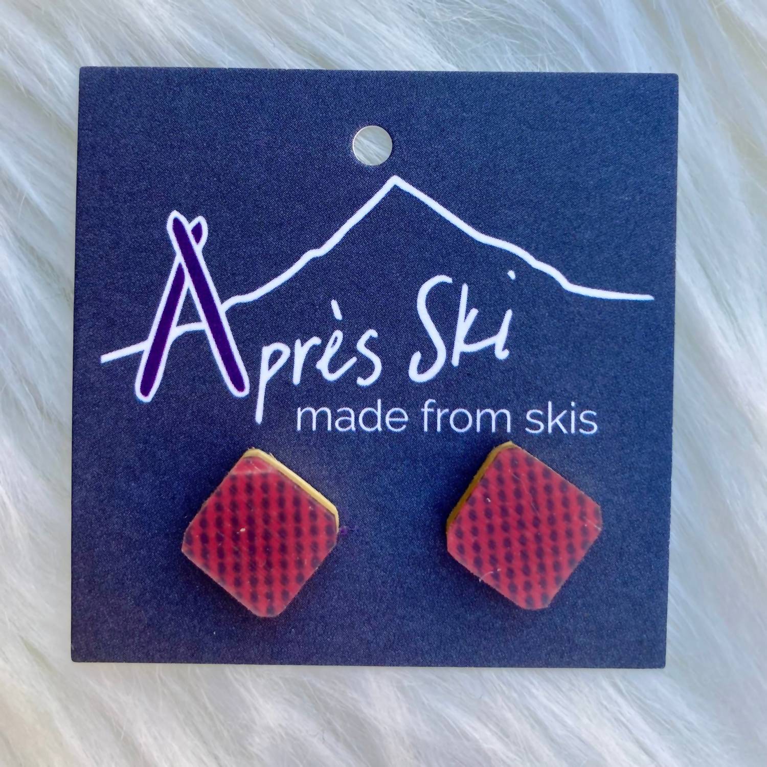 Apres - Women's Slalom Stud Ski Stainless Steel Earring