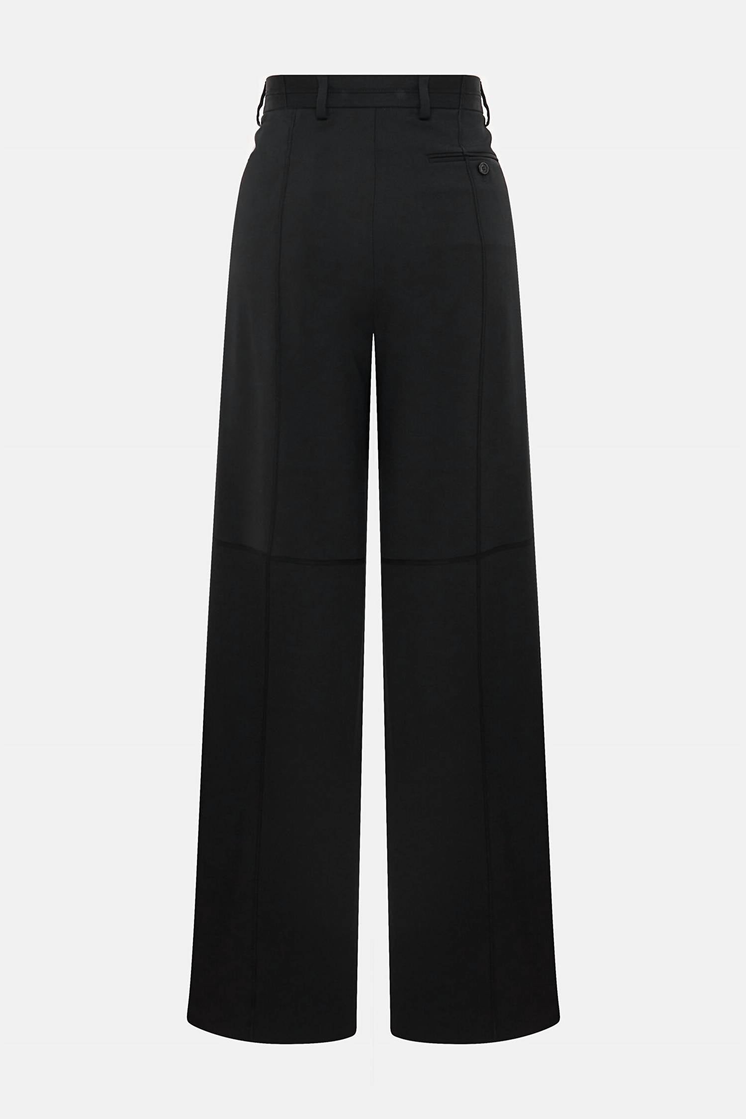 Maison Margiela - Wide-leg Poly Wool Blend Trousers