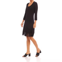 Karen Kane - Fringe Hem Dress