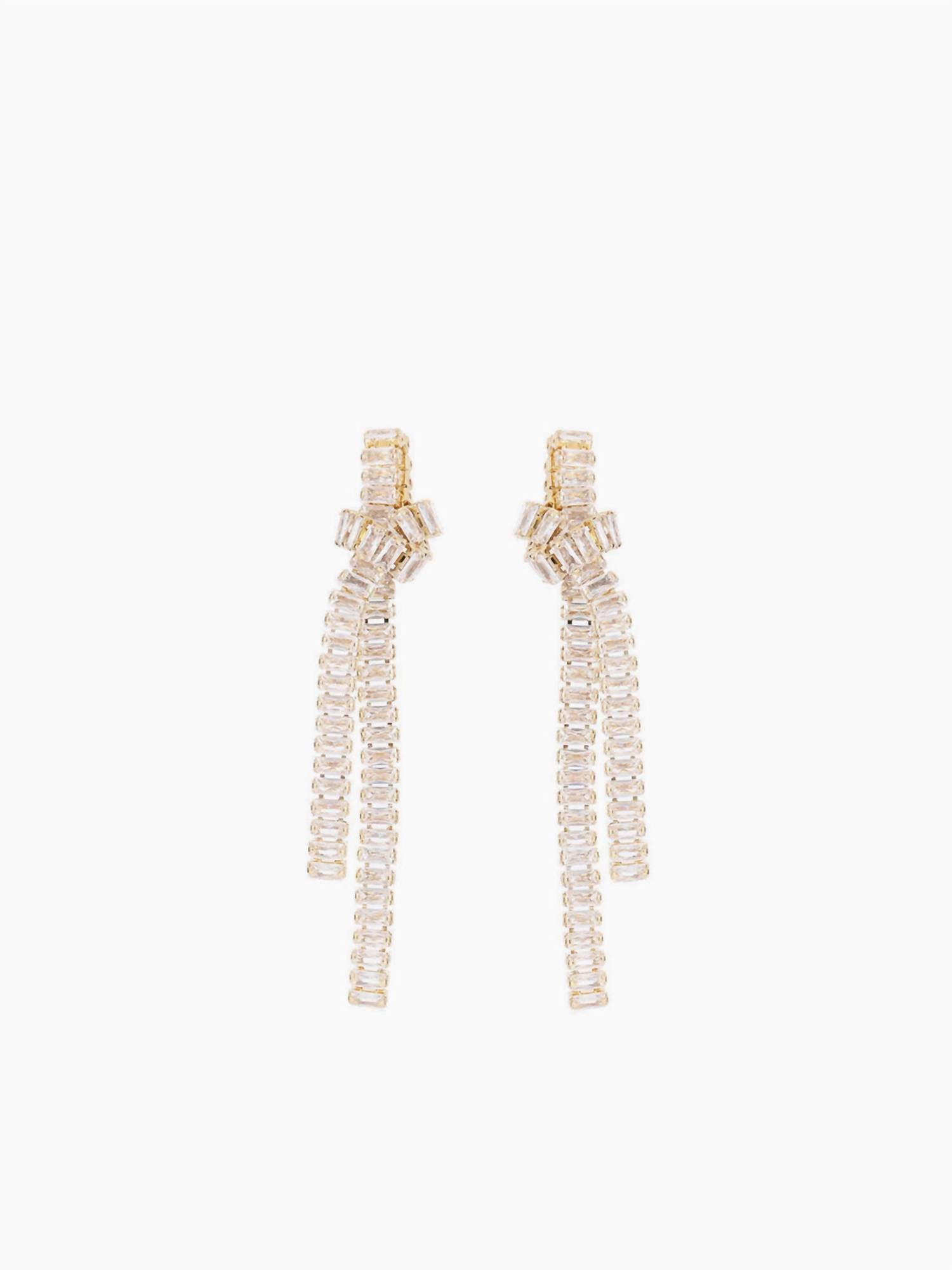 Sahira Jewelry Design - Women's Knot Statement Earrings