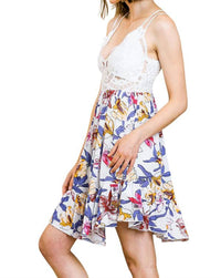 Umgee - Lace Babydoll Ruffle Dress