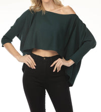 Isle By Melis Kozan - 2 Way Cropped Sweater Top