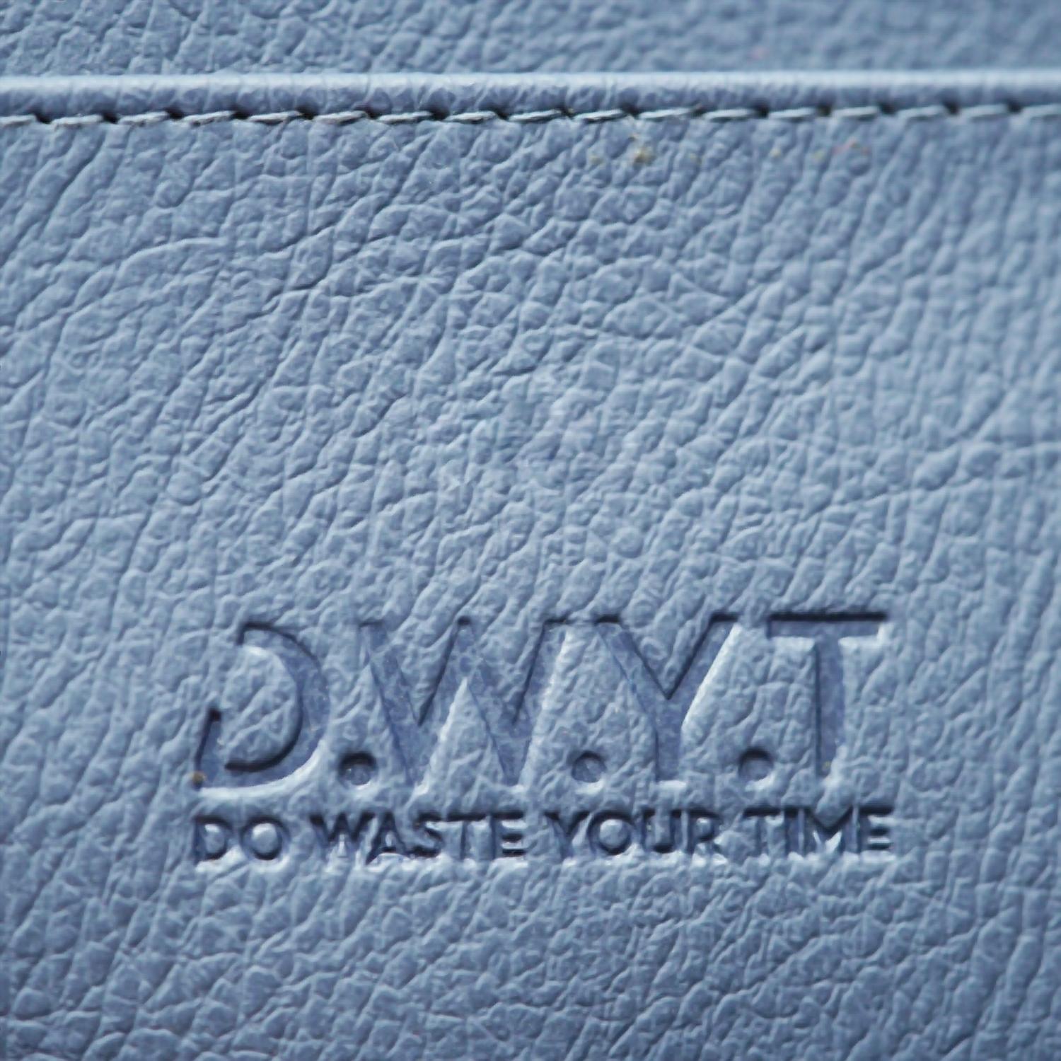 D.W.Y.T. Men's L'acidulé Wallet in blue black - men's bag - alternate view