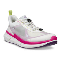 ECCO Women's Biom 2.2 Sneaker in white lavender mist beetroot - women's sneaker