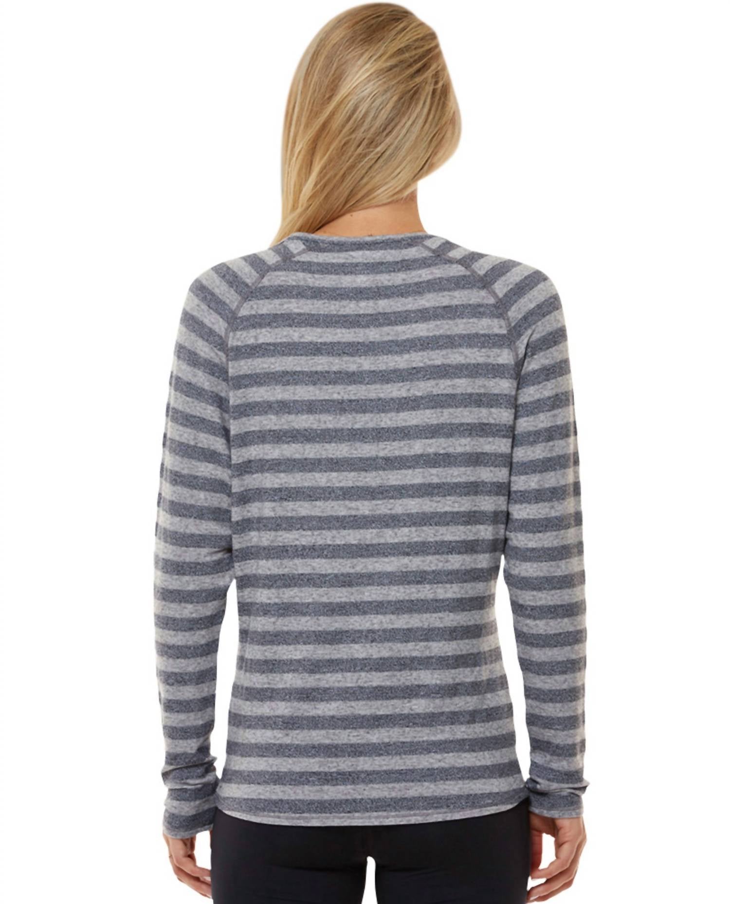 Shape Active - Stripe Long Sleeve Tee