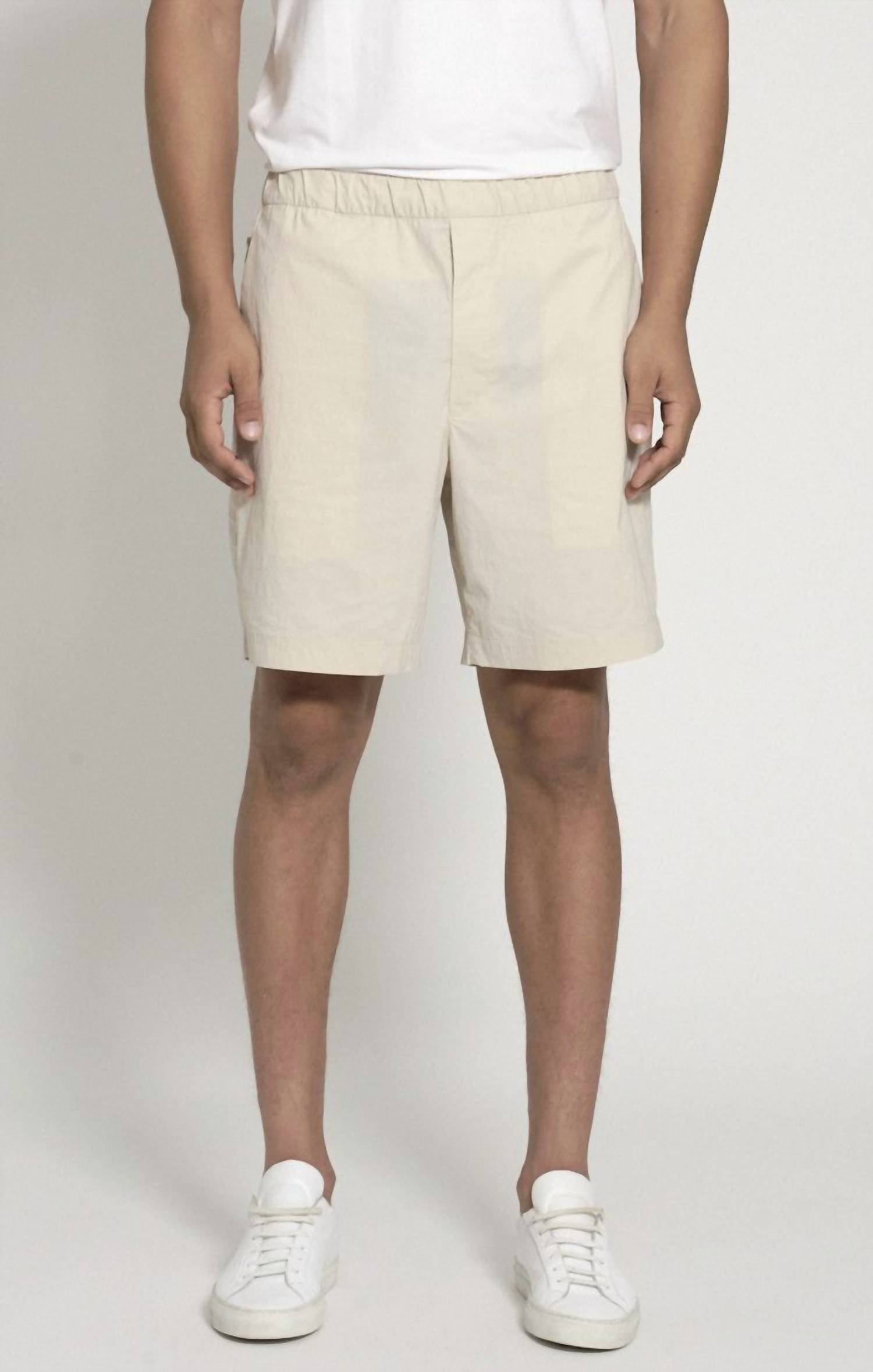 Theory Drawstring Short in peyote - men's shorts