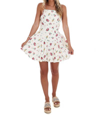 Mable - Garden Glow Floral Mini Dress