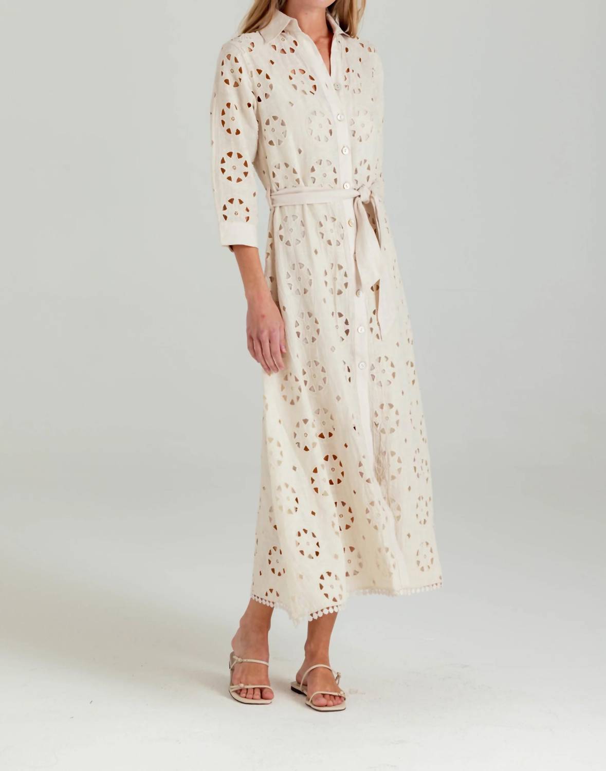 Sundays - Linen Laurel Midi Dress