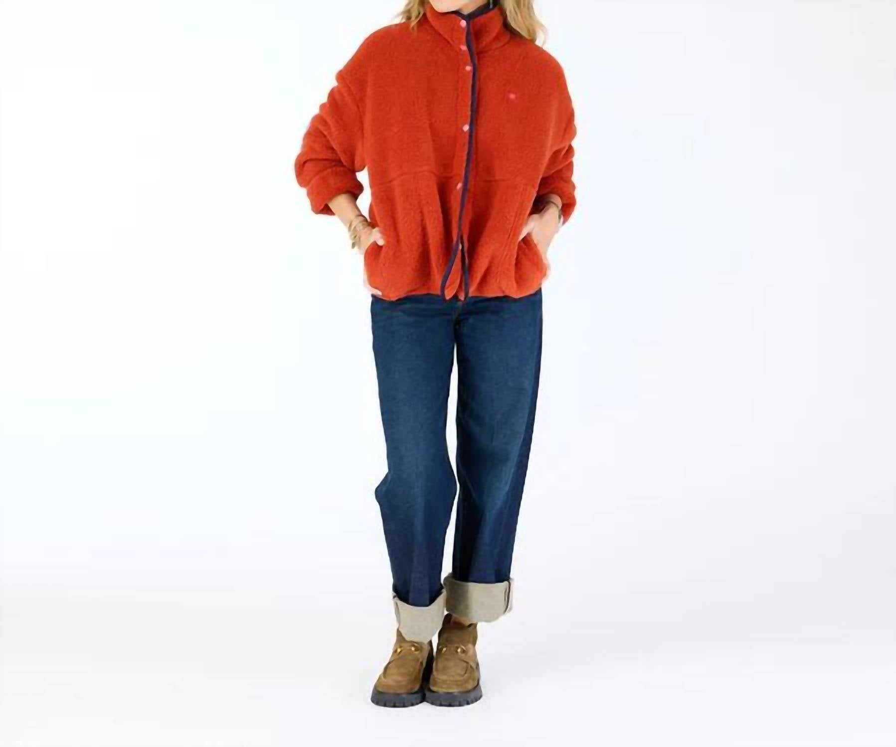 KERRI ROSENTHAL Coze Magoze Jacket in rust - women's jacket - view 6
