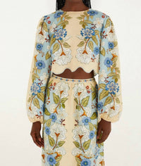 Farm Rio - Scarf Blouse
