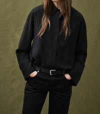 Closed - Flower Embroidered Shirt