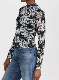 Farm Rio - Bossa Banana Tulle Blouse