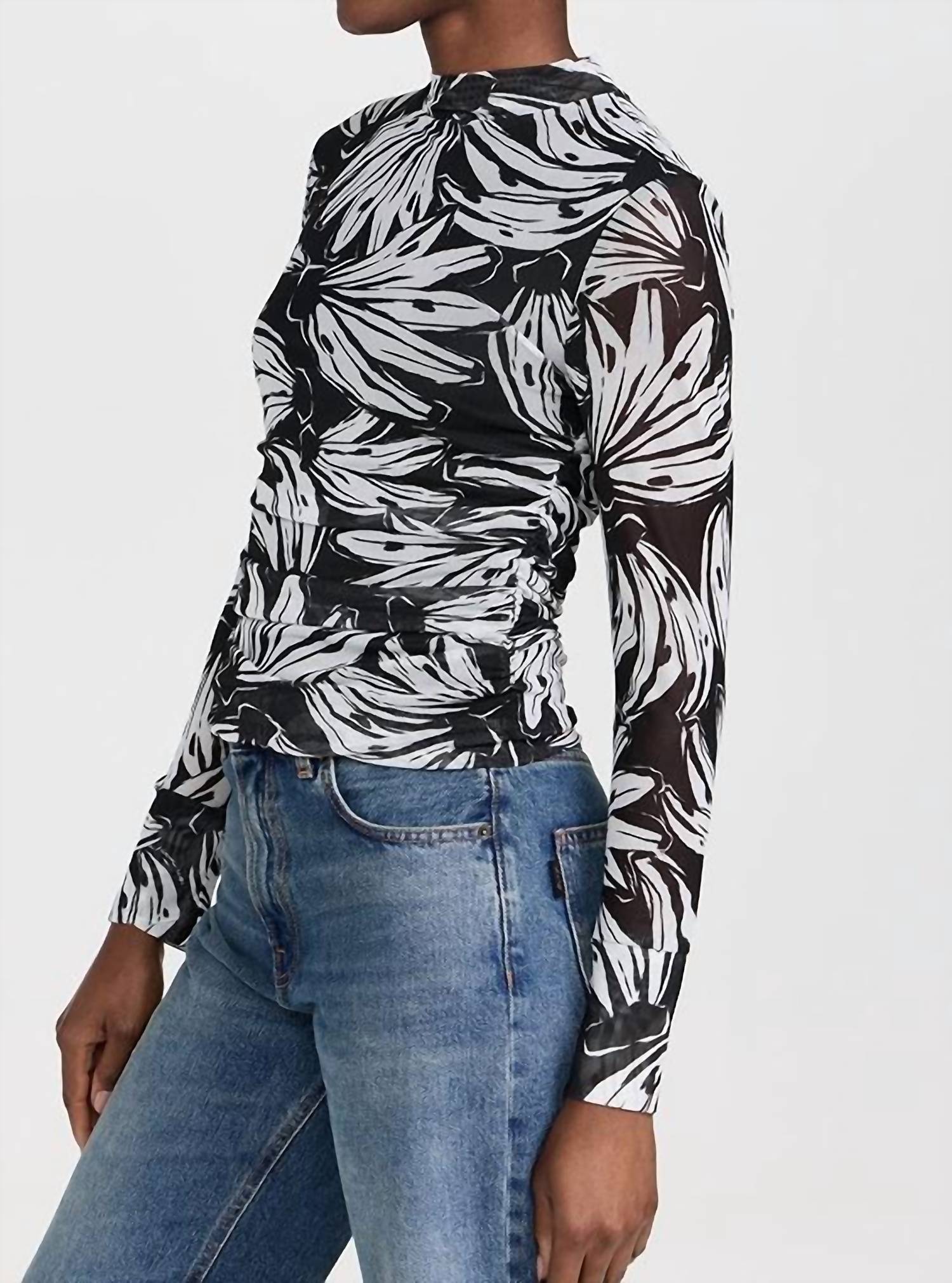 Farm Rio - Bossa Banana Tulle Blouse