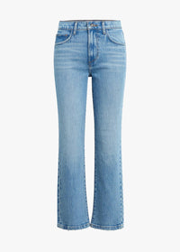 Favorite Daughter The Dot Mid Rise Straight Jeans in westminster - women's jeans - detail view