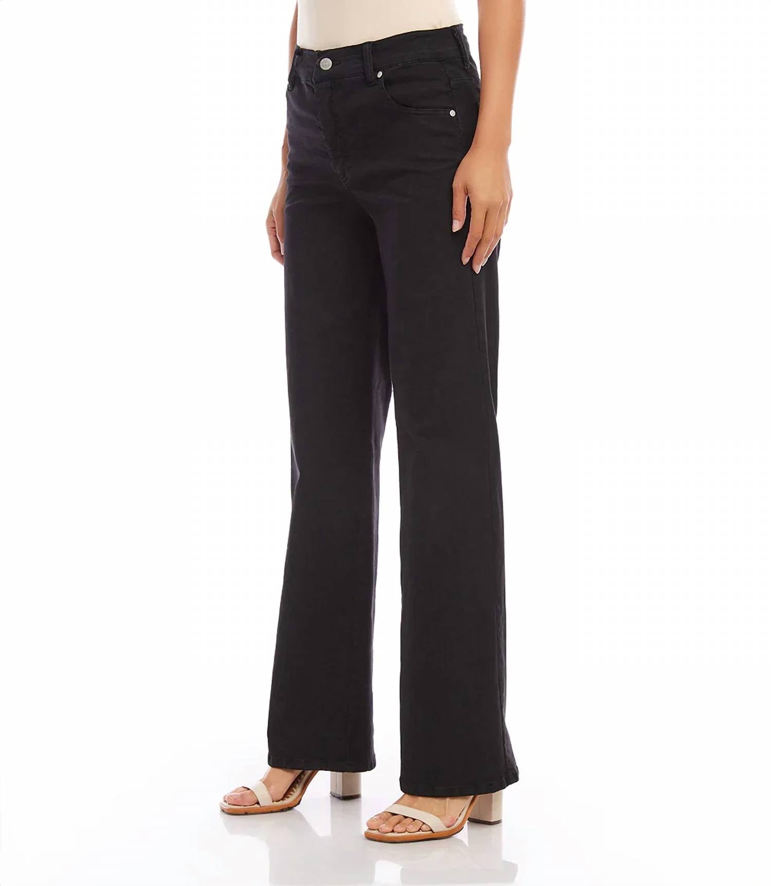 Karen Kane - Shay Slim Wide Leg Jeans