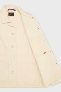 Paul Smith - Cotton-linen Broad Stripe Zebra Work Jacket