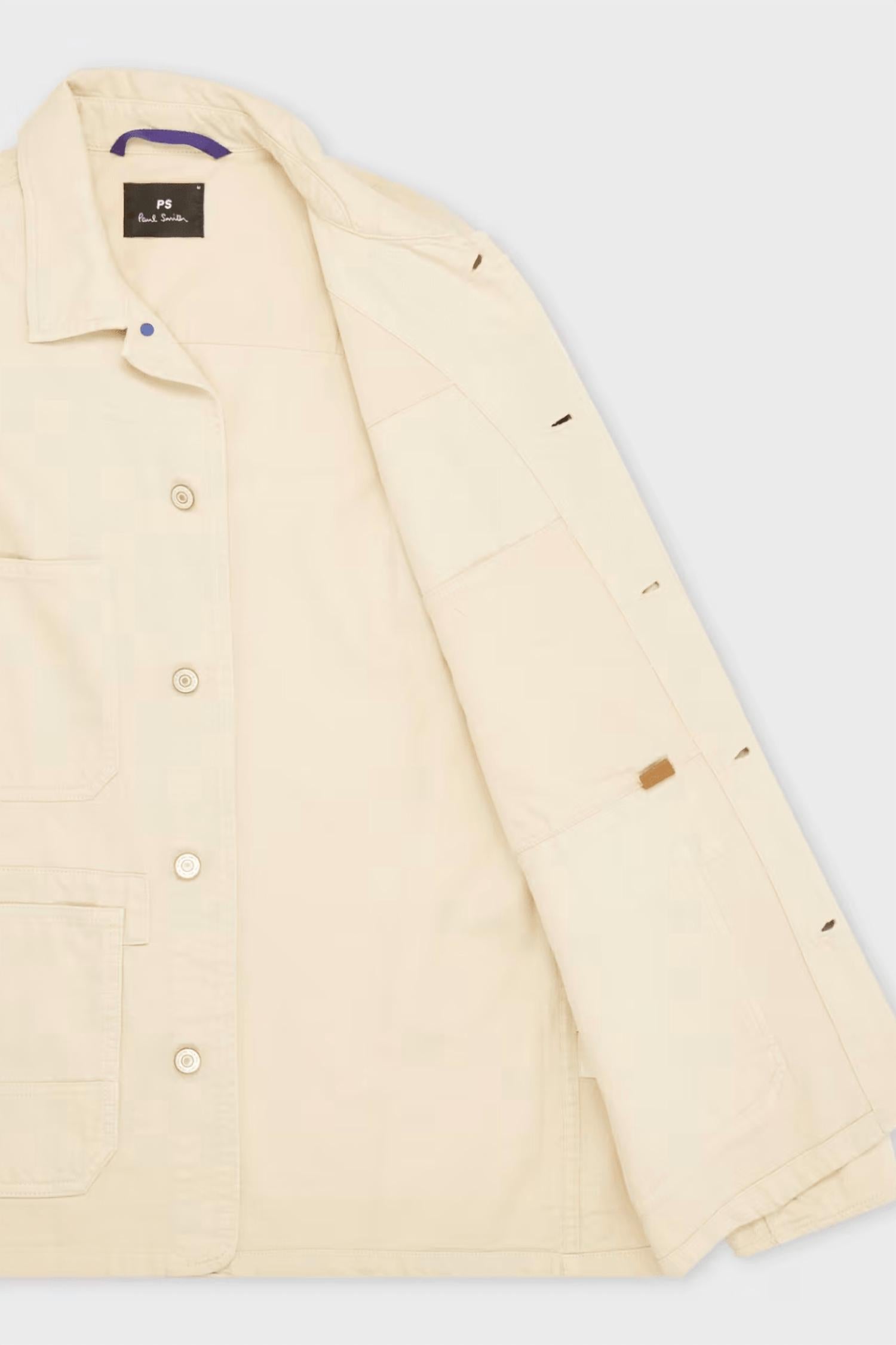 Paul Smith - Cotton-linen Broad Stripe Zebra Work Jacket