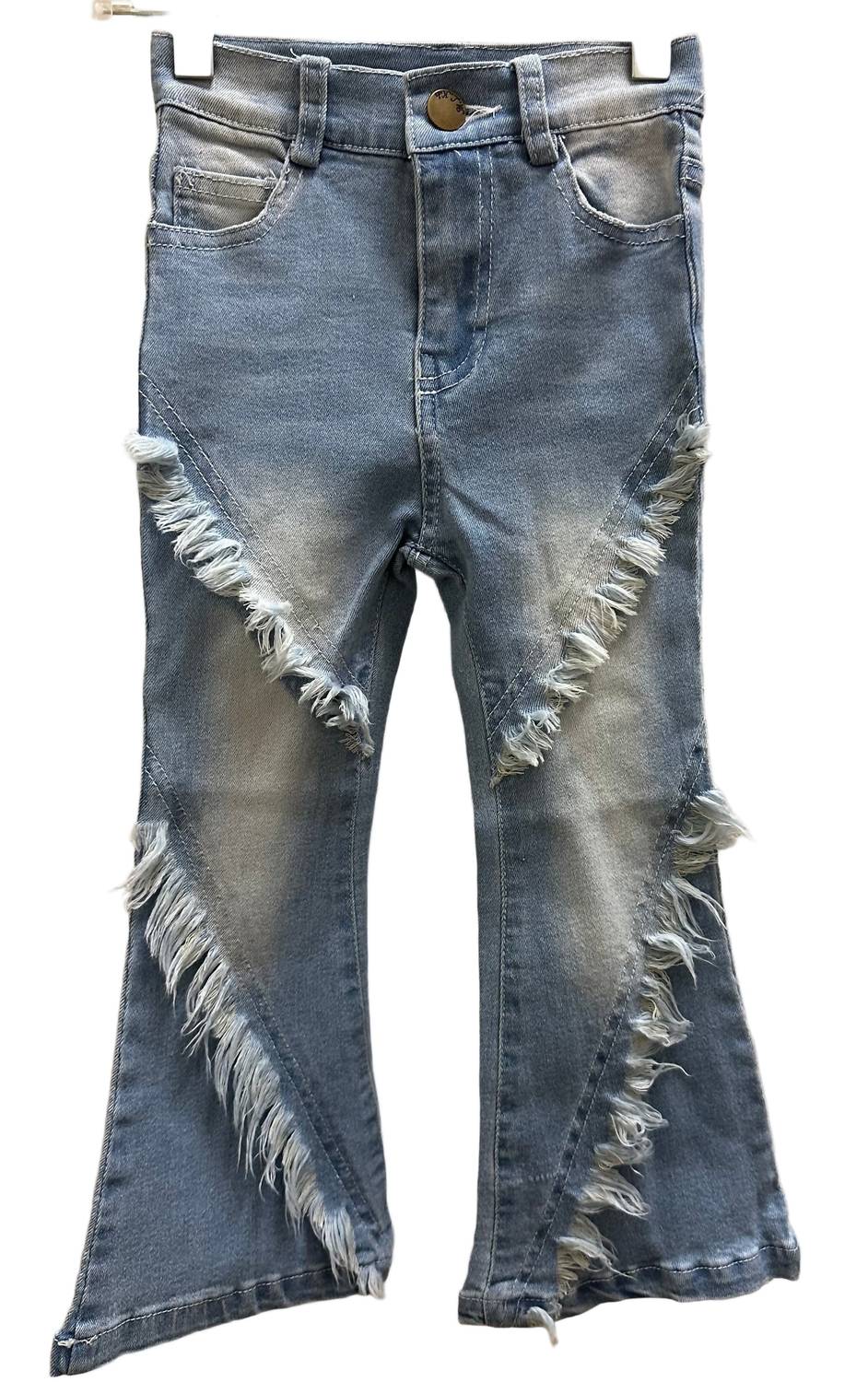 Ml Kids - Girl's Frays Flare Jean