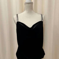 Skies Are Blue - Women's Embellished Sequin Velvet Cami
