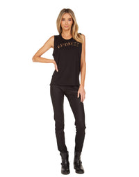 DOM MUSCLE TANK TOP WITH KINDNESS CUTOUT