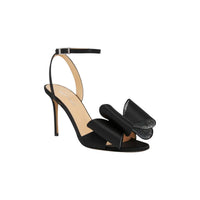 Mach & Mach - Women's Satin Le Cadeau Sandals With Double Bow