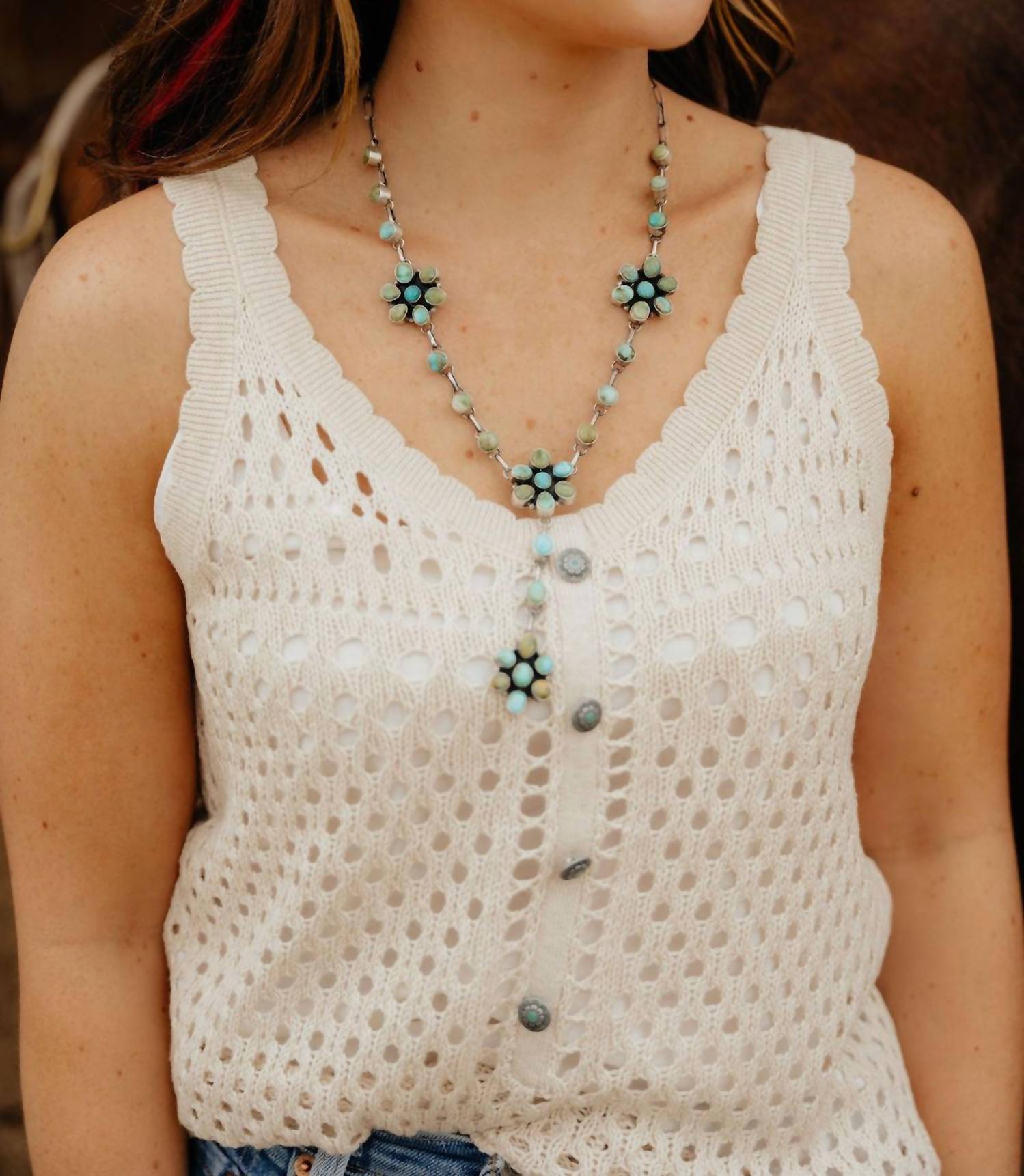 Tasha Polizzi - Crochet Tank Top