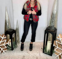 Bibi - Vintage Plaid Quilted Vest
