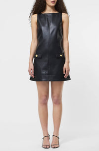 French Connection - Dessa Faux Leather Dress