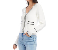 Karen Kane - Beverly Contrast Trim Cardigan