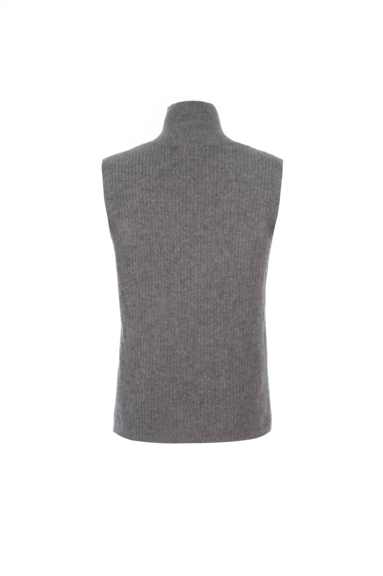 In/One - Nola Cashmere Sleeveless Turtleneck