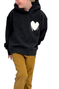 Kerri Rosenthal - Kid's Drippy Heart Hoodie