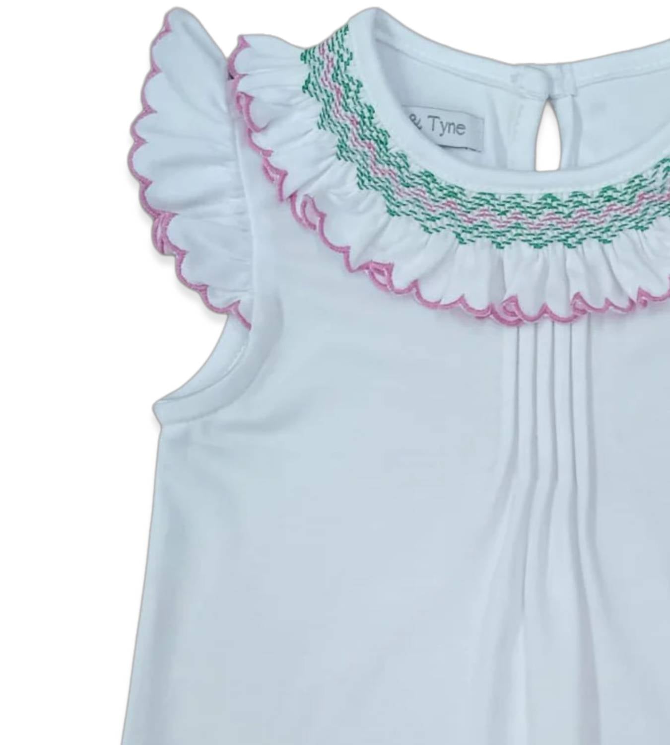Percy & Tyne - Girl's Smocked Suzy Top