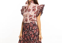 Bindu - Milly Flutter Sleeve Top