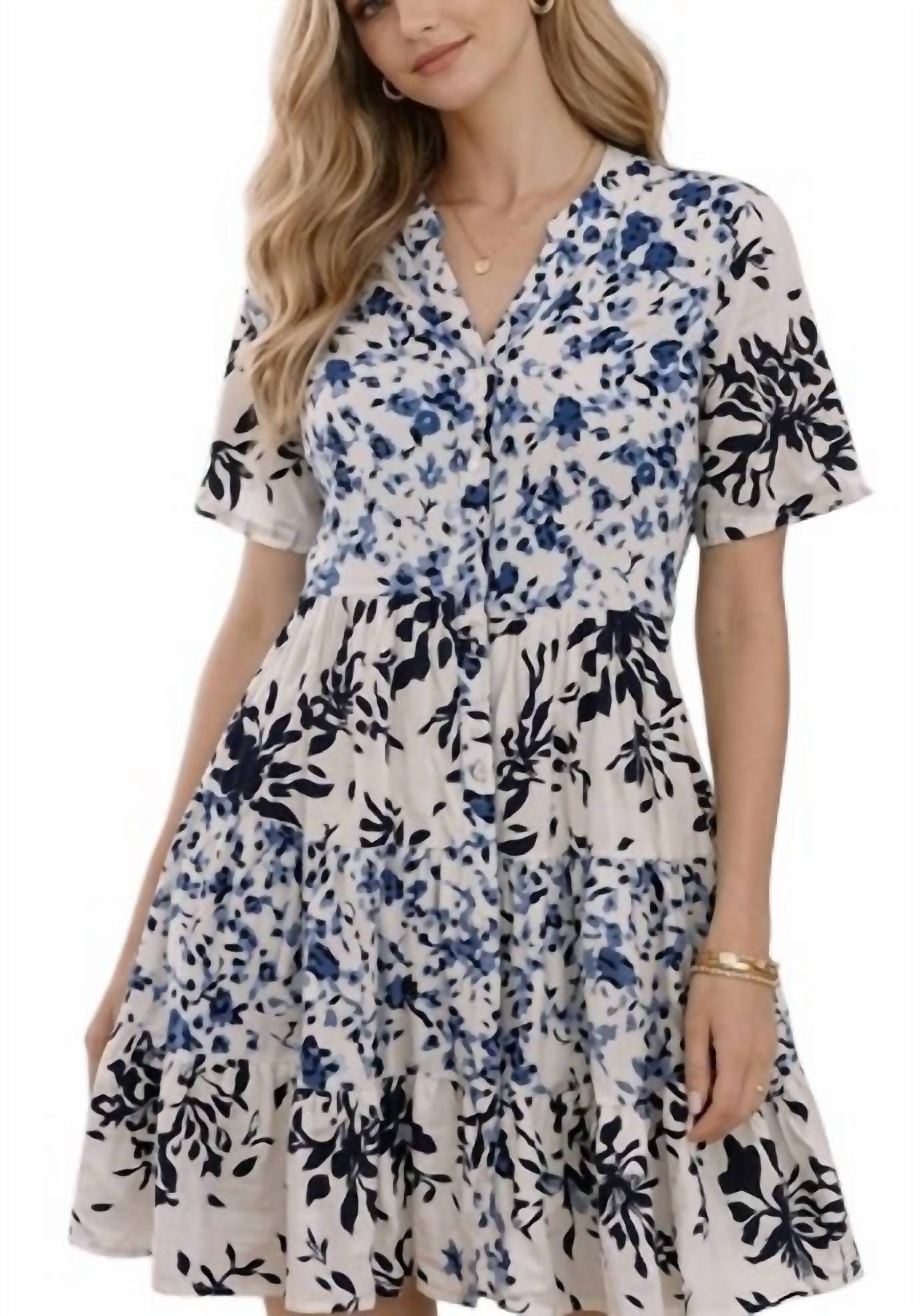 Dress Addict - July Mixture Button Down Dress